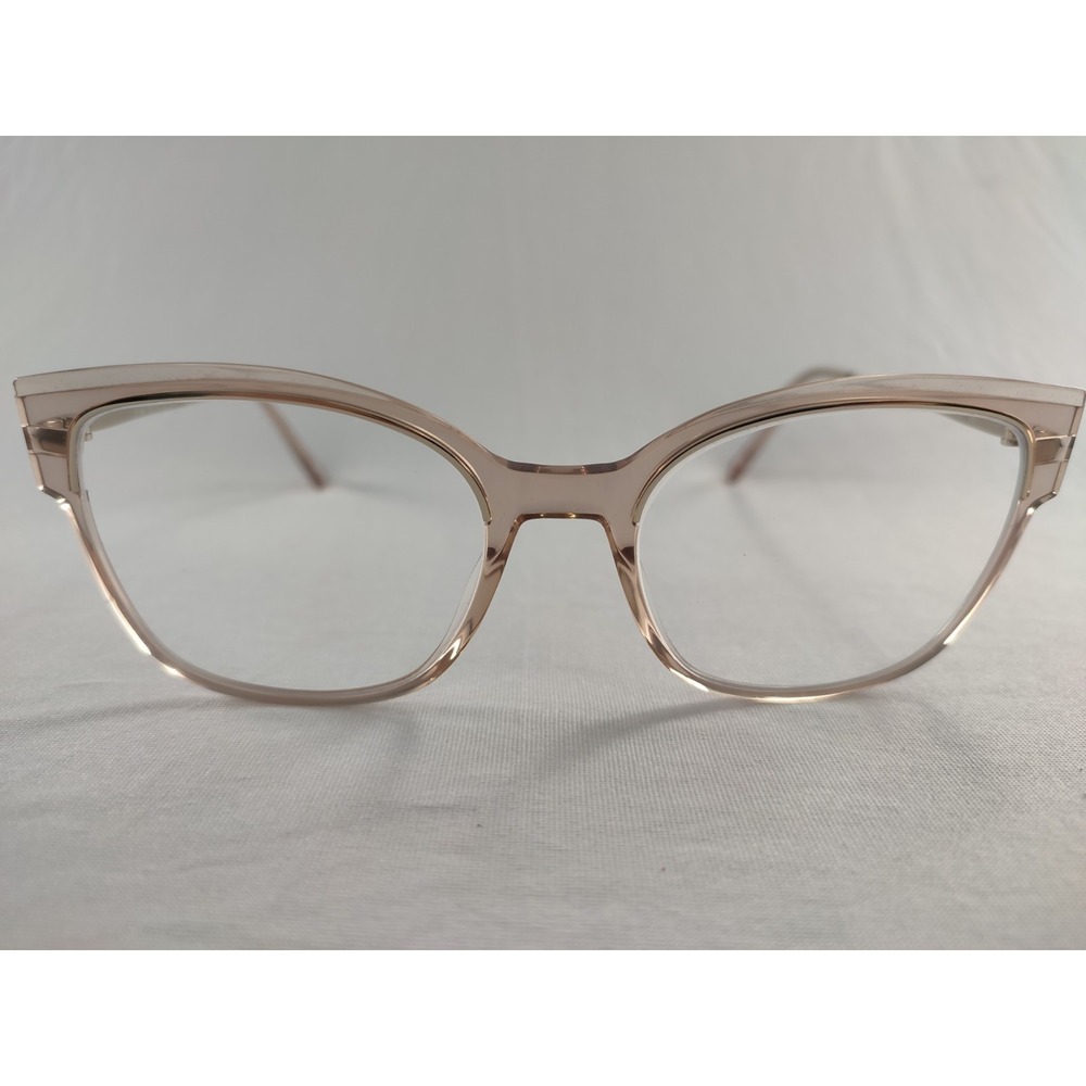 Morel France 20115K Champagne Gold Cat‎ Eye Eyeglasses Frames 53-19-145
